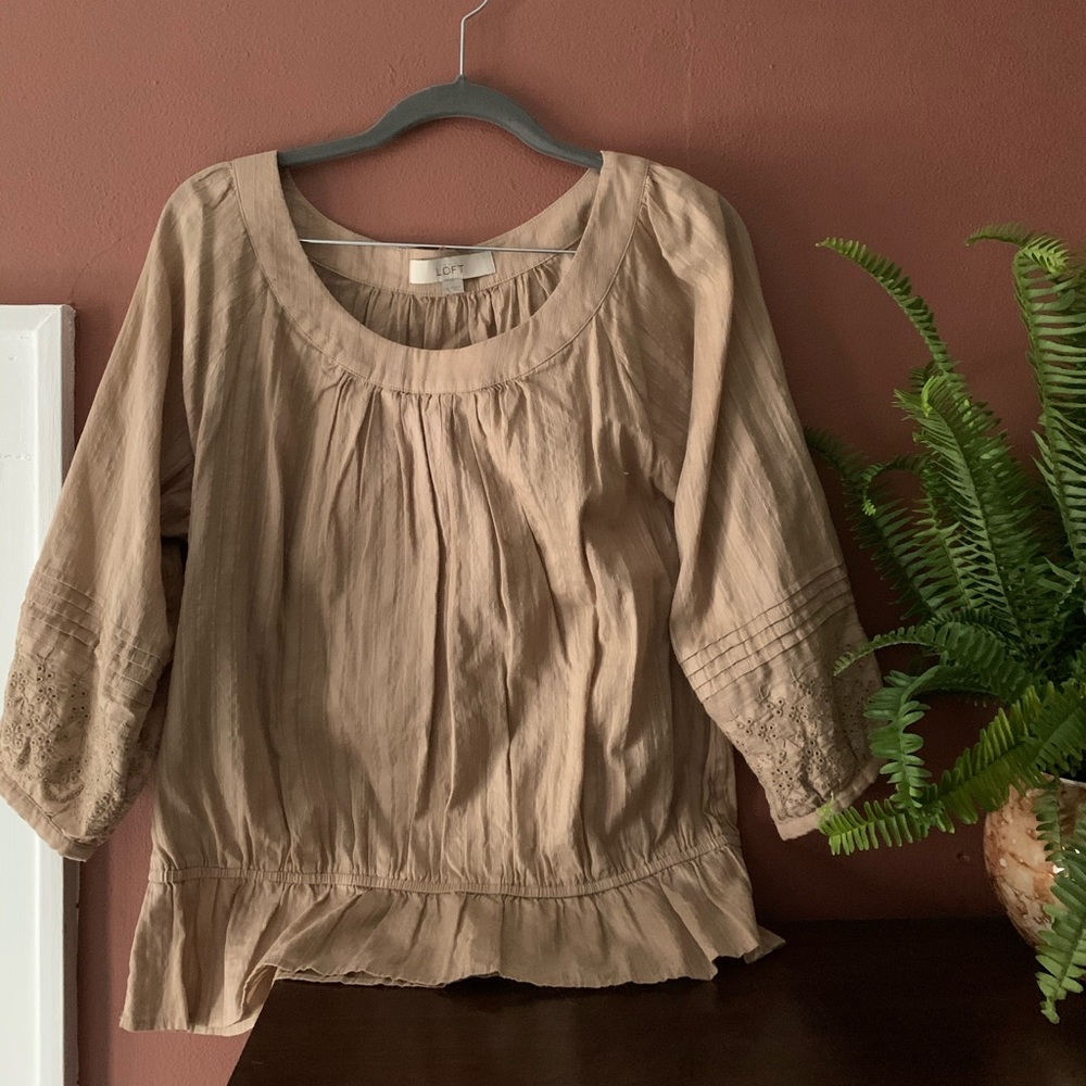 LOFT peplum blouse
